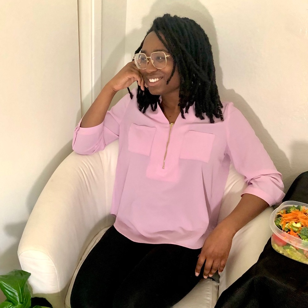 Lavender Blouse